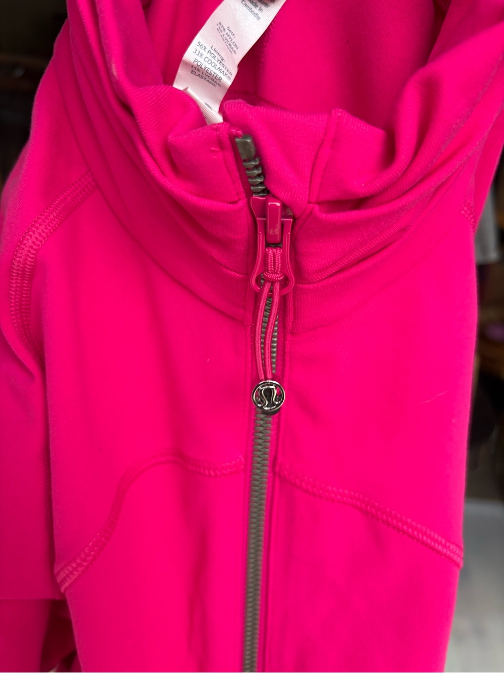 Lululemon Hot Pink Zip-Up Jacket - Picture 8 of 9